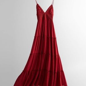 Fashion on Earth Tiered Crinkle Maxi Dress